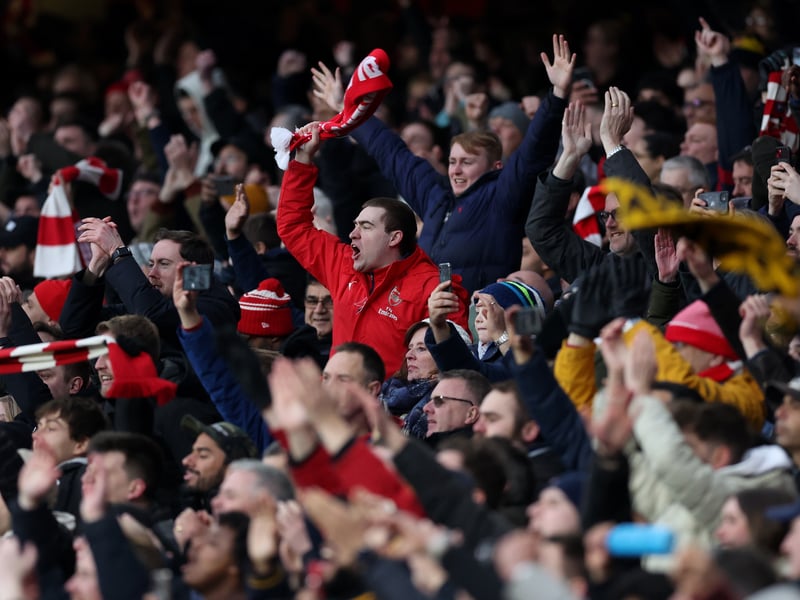 Average ticket price: £55.60
Season ticket: £1939
Shirt cost: £70
Pint in the stadium: £6.35
Parking: £10.35
Pie cost: £4.85