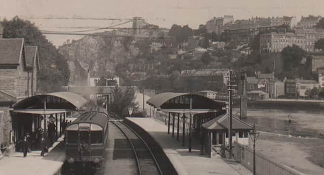 Incredible view of Clifton Bridge station with Brunel’s bridge in the background - one of a number of disused stations featured in this gallery