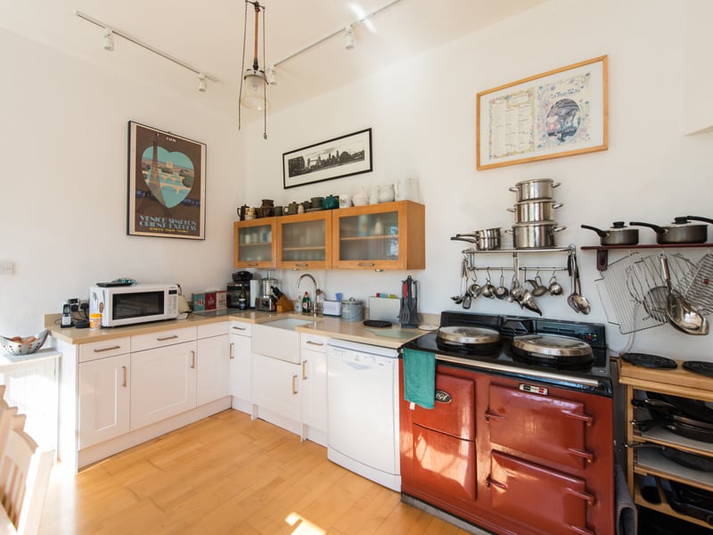Kitchen with an AGA oven. Credit: Exposure Photography