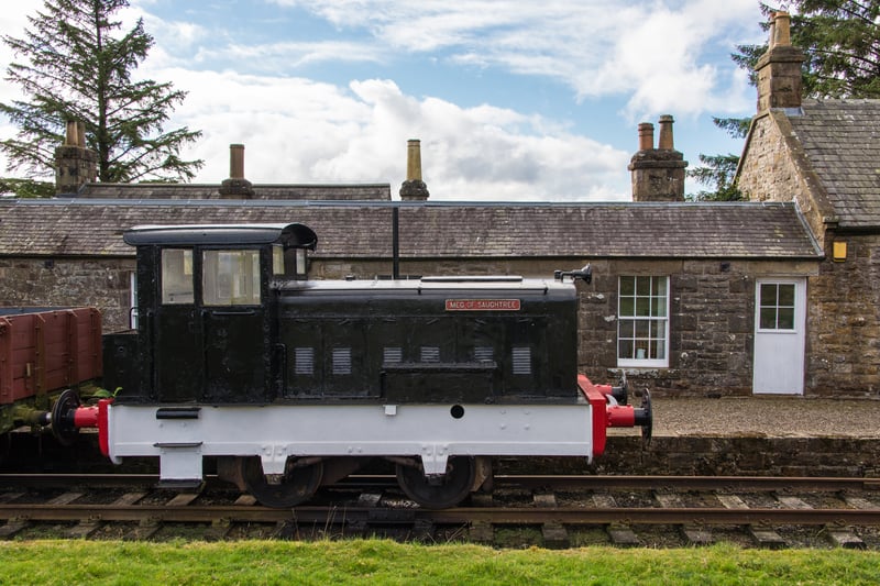 The working railway line on the grounds of the property. Credit: Exposure Photography