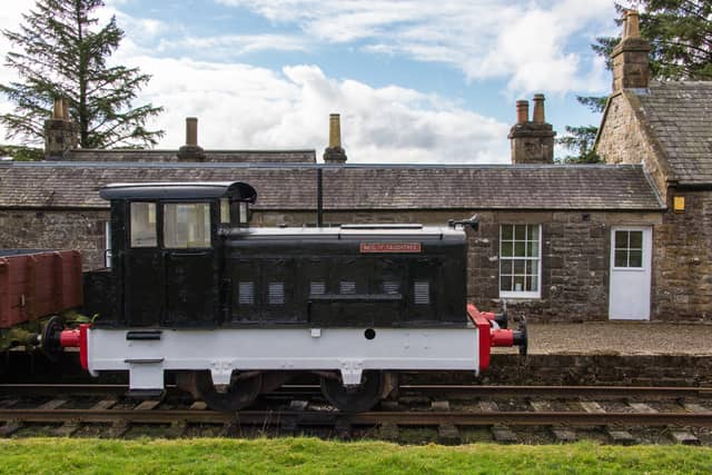 The working railway line on the grounds of the property. Credit: Exposure Photography