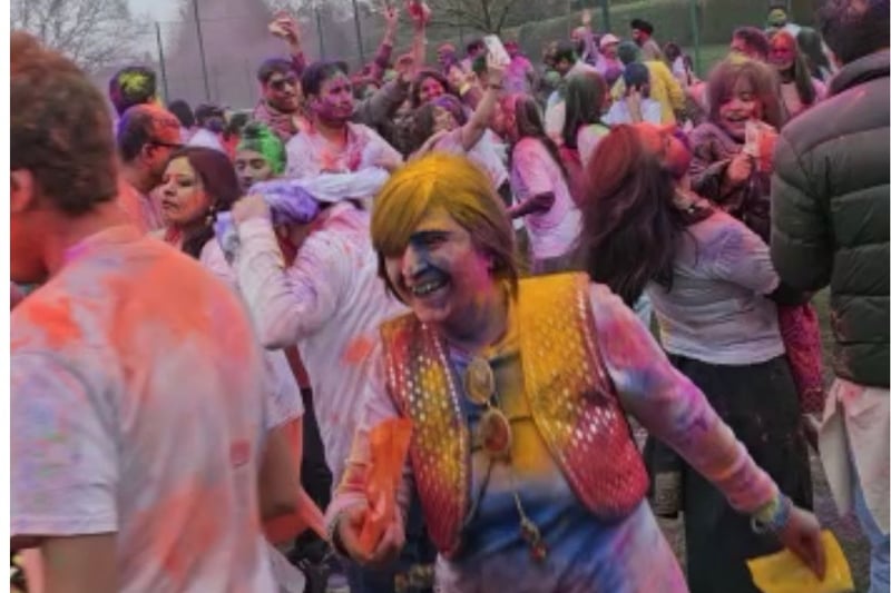 Multiple Holi parties and community events will take place in March this year. (Photo - Avinash Agarwal)