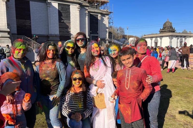 Holi will be celebrated at the Balaji temple in Dudley this year as well. (Photo - Lynn Ray De)