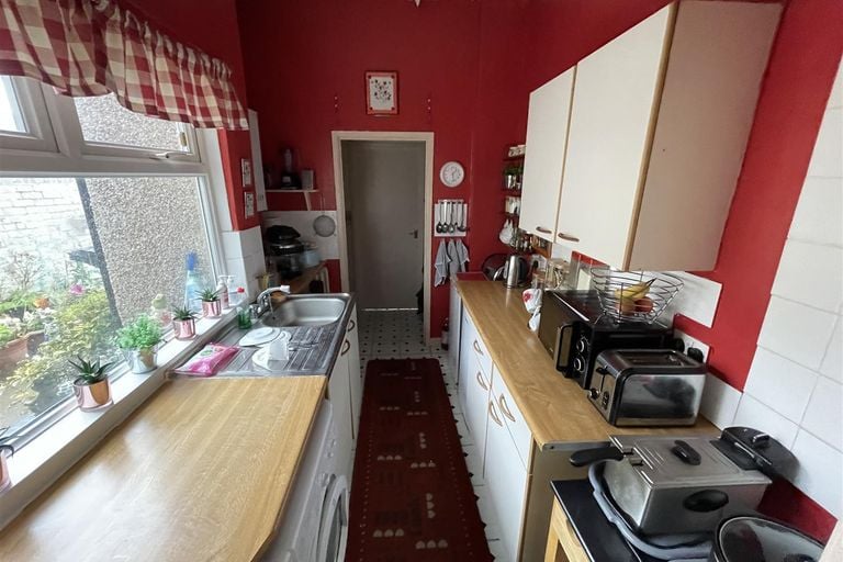 The property’s kitchen