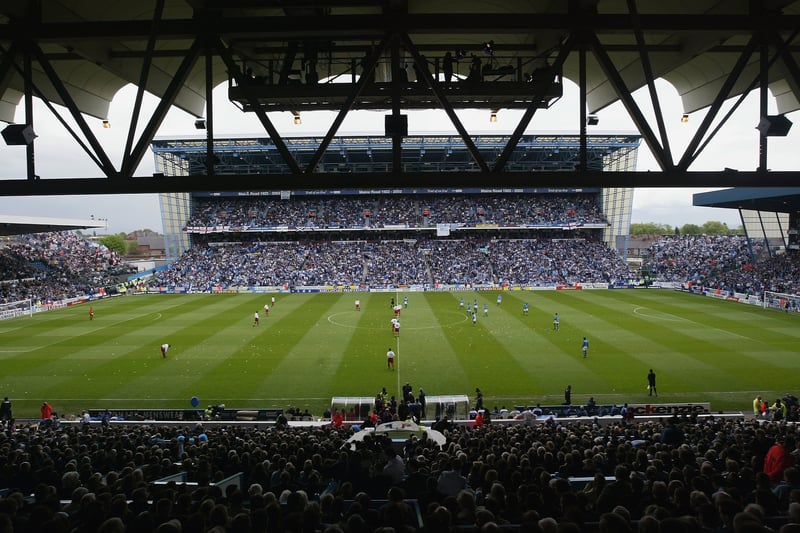 Manchester City’s old Maine Road stadium is one of the local locations in There’s Only One Jimmy Grimble, which also featured places in Oldham and Salford as filming locations. Photo: Getty Images