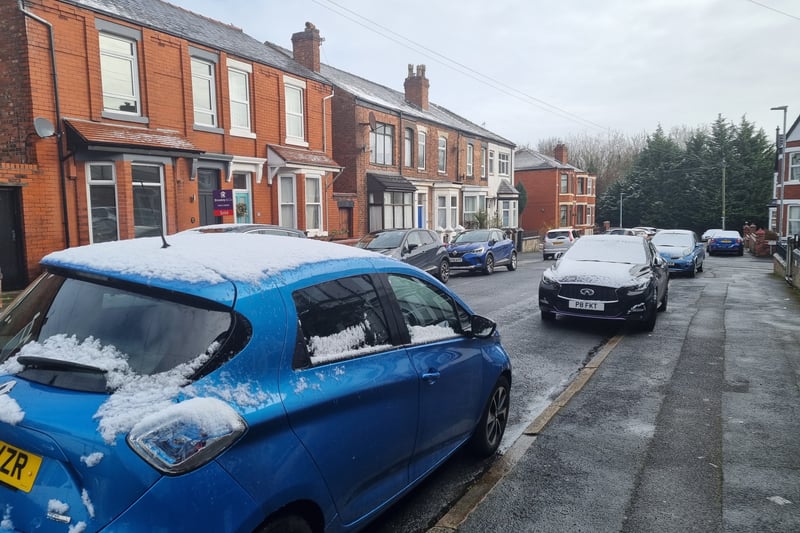 Snow in Wigan. Credit: Andrew Nowell