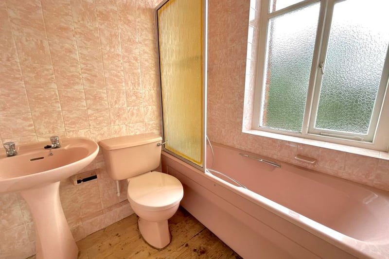 The family bathroom certainly needs a bit of work.