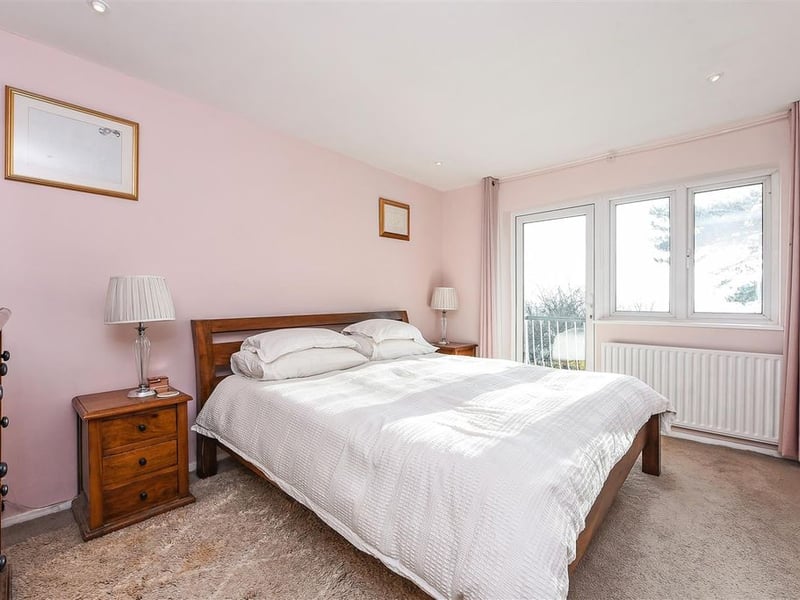 The master bedroom