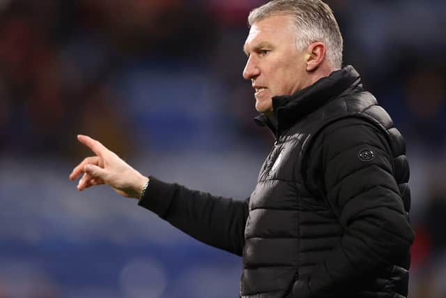 Nigel Pearson let several players leave Bristol City in the January window. (Photo by Naomi Baker/Getty Images)