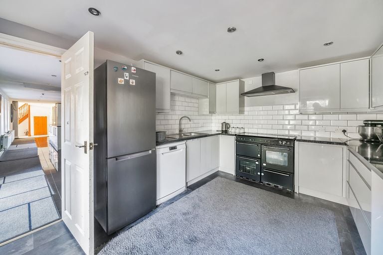 Cooking area in the kitchen