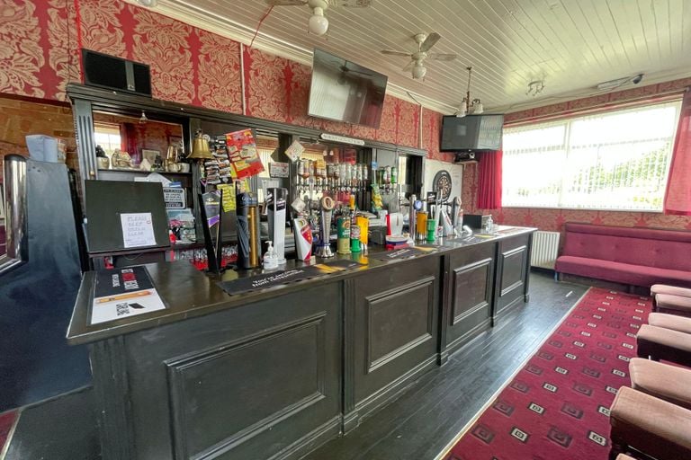 The bar of the pub