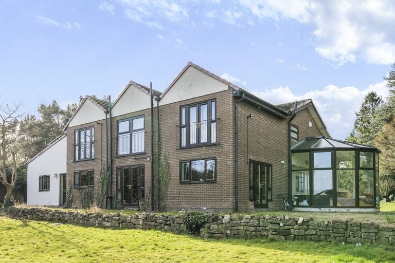 The view of the property from the garden