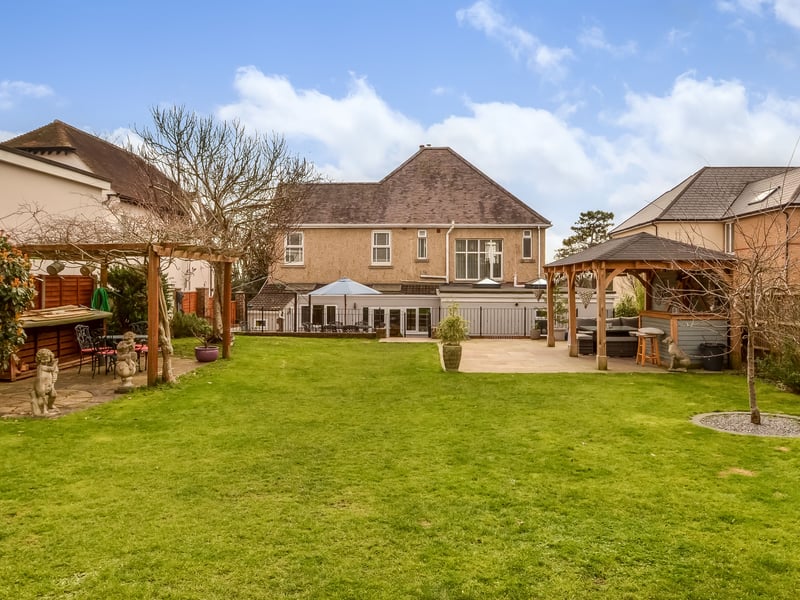 Spacious garden