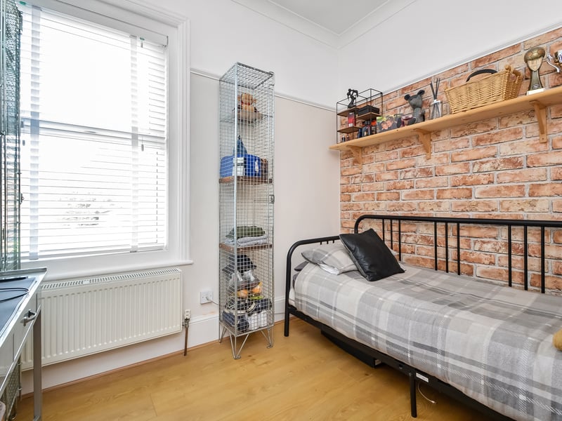 One of the smaller bedrooms