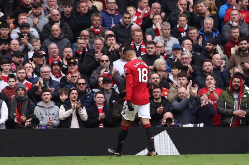 May have captained Brazil over the international break, but he’ll miss United’s next three games through suspension, following the red card he picked up against Southampton.
