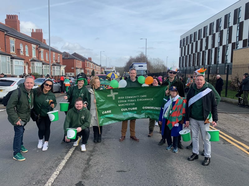 Irish Community Care Manchester taking part in the popular event. Photo: Manchester Irish Festival