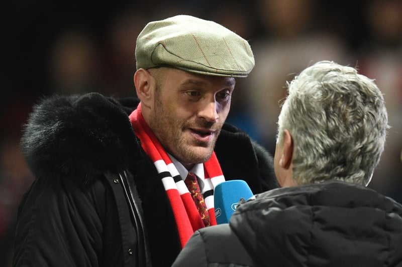 Born in Wythenshawe, Fury is one of Man Utd’s most famous supporters.