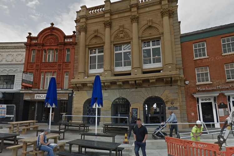 Opened in 2019, Stockport’s Produce Hall has six food vendors and a “beer-focused” bar. The Grade II-listed building has room for 150 people.  Credit: Google Maps