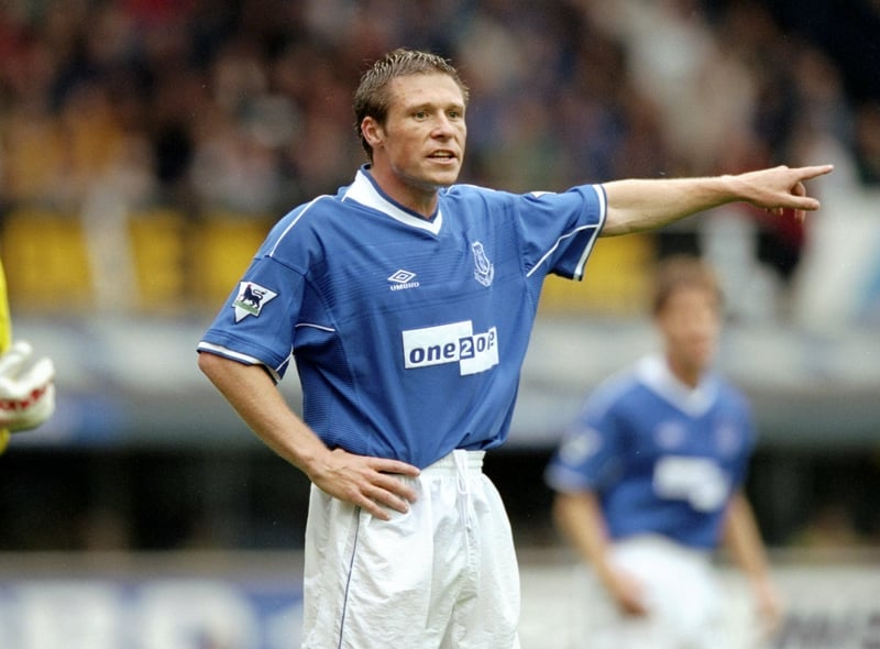 The former England international played over a 100 games for Everton and his strike from a low-cross against Middlesborough was one of 21 goals he scored for the Toffees.