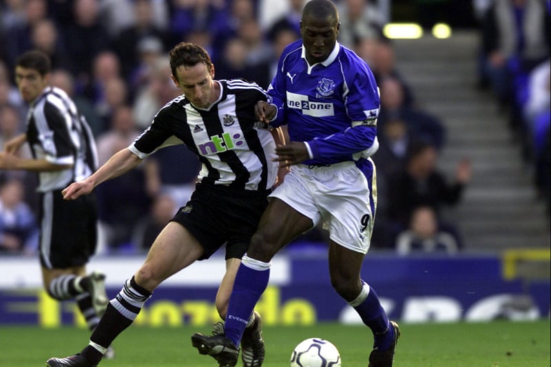Campbell’s time at Everton was his second-longest stint at a club across his career and his early composed finish against Newcastle was one of 48 goals he scored across 159 games. 