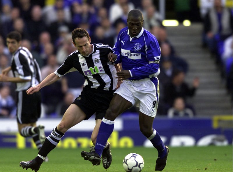 Campbell’s time at Everton was his second-longest stint at a club across his career and his early composed finish against Newcastle was one of 48 goals he scored across 159 games. 