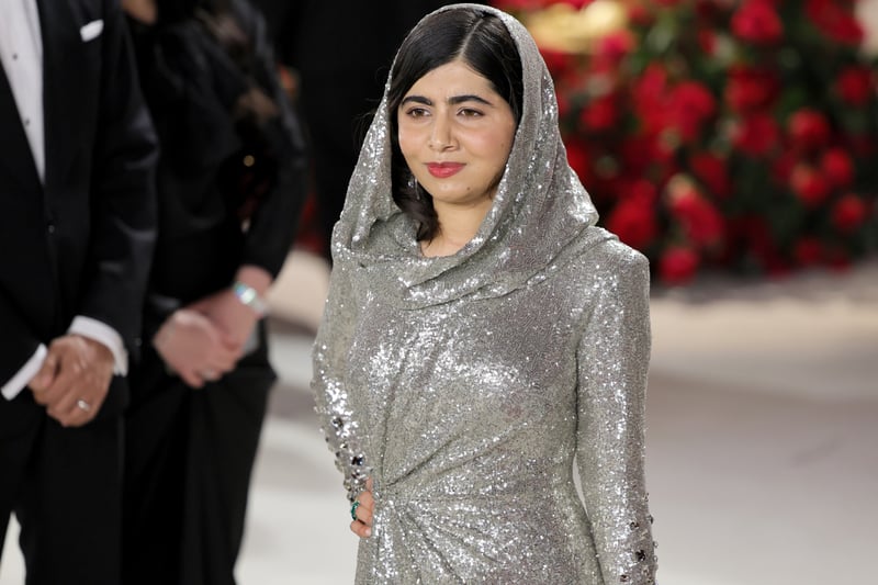 Malala Yousafzai made her Oscars debut in a sequin Ralph Lauren gown.