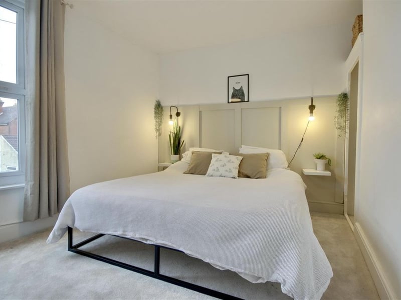 Another angle of the master bedroom