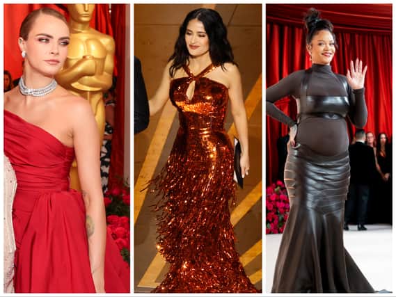 Oscars 2023: best dressed stars on Academy Award red carpet including Cara Delevingne, Salma Hayek and Rihanna