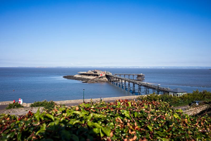 Victorian-built Birnbeck Pier in Weston-super-Mare was opened in 1867 and it's the only British pier that links the mainland with an island. The pier has been closed to the public since 1994 and is included on the 'At Risk' Register compiled by English Heritage but its abandoned, ruined state still draws a crowd.