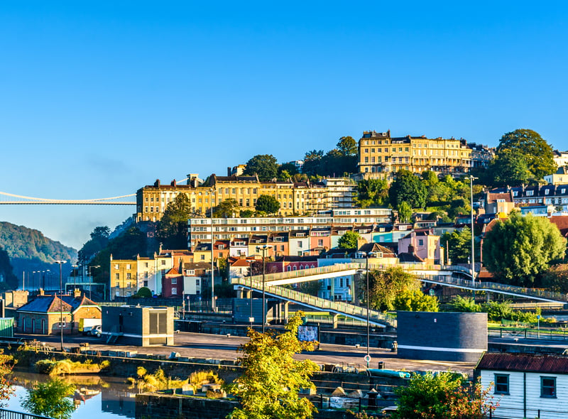 Bristol has a number of desirable suburbs, but few can match the splendour of Clifton with its world famous suspension bridge, leafy squares and plethora of boutiques, restaurants and pubs. Royal York Crescent is said to be the longest crescent in Europe and offers fabulous city-wide views.