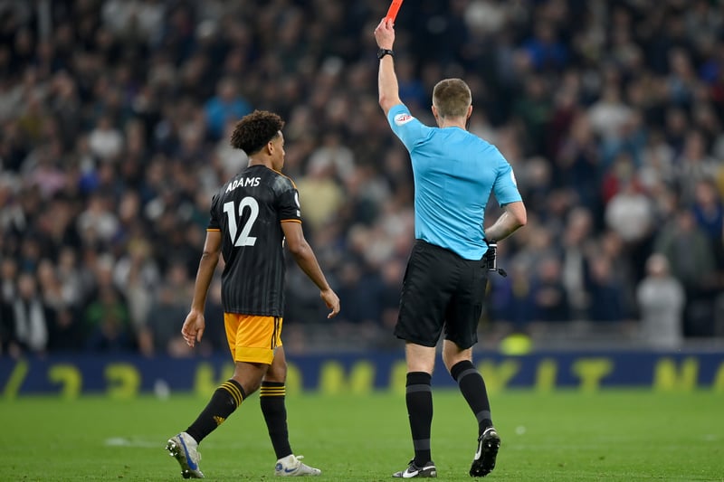 4 Yellow Cards - 1 Red Card = 9 Points 