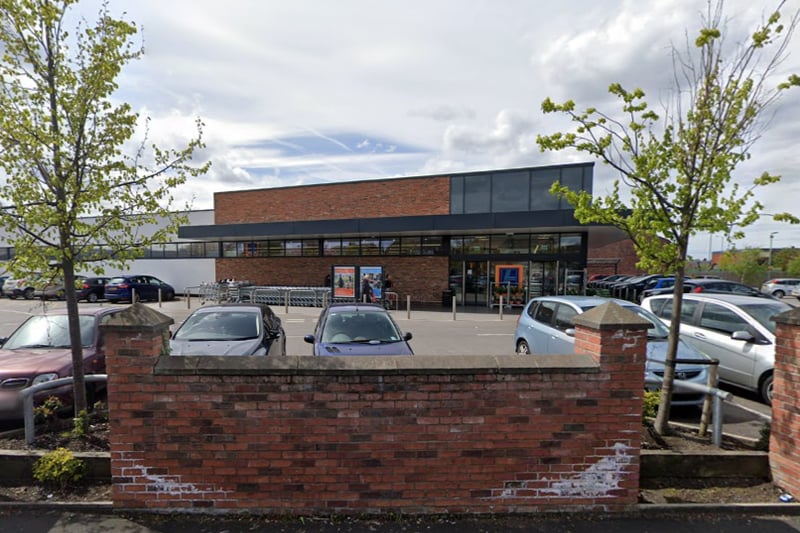 The site is now home to an ALDI store.