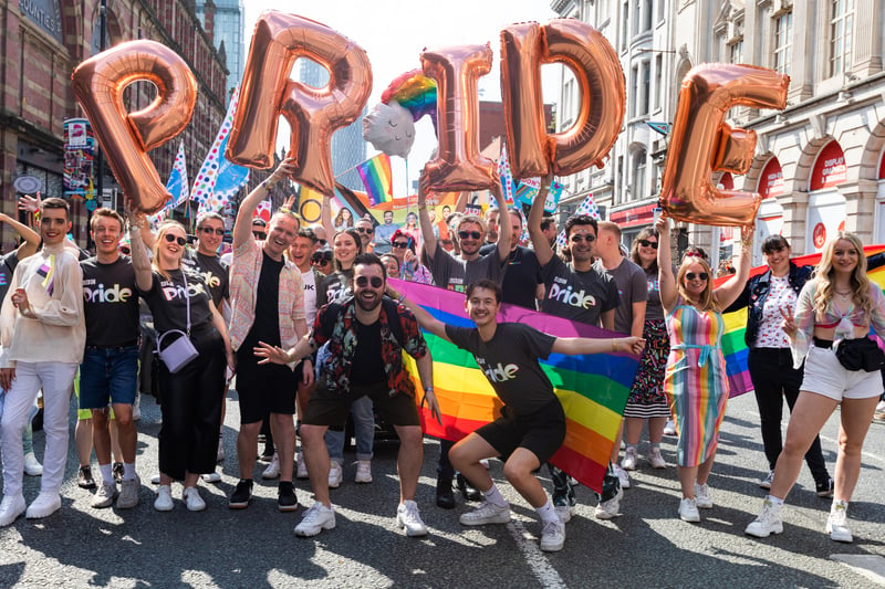 Manchester’s Canal Street is world famous as a LGBTQ community hub and its Pride festival is widely considered to be one of the best. The Pride festival has been running annually since 1985, 12 years longer than Birmingham’s. Photo: Manchester Pride