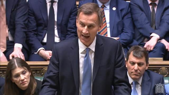 Chancellor of the Exchequer, Jeremy Hunt.