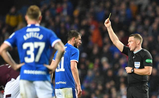 Where do Rangers and Celtic rank in the disciplinary table for the 2022/23 Scottish Premiership season so far? 