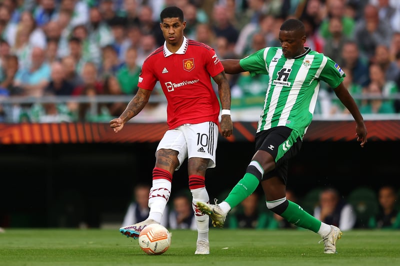 Was quiet in the first period but ran Betis ragged after the break. Rashford’s goal was one of his best so far this season.