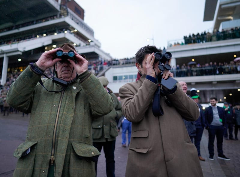 Watching the action during day three of the Cheltenham Festiva