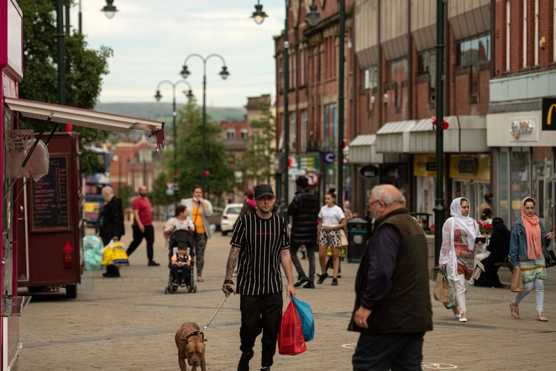 House prices in Oldham went up 1.2% in the latest monthly data and also saw a year-on-year rise of 15.4%, or £26,000. Photo: AFP via Getty Images