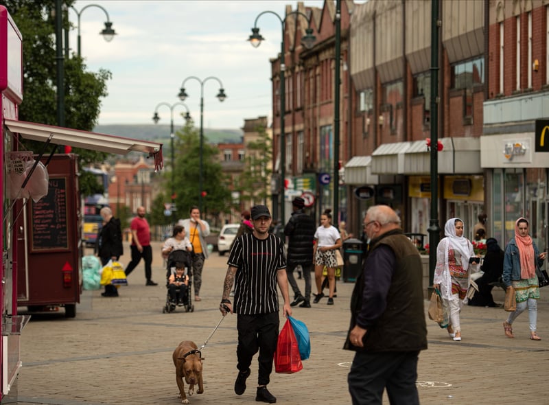 House prices in Oldham went up 1.2% in the latest monthly data and also saw a year-on-year rise of 15.4%, or £26,000. Photo: AFP via Getty Images