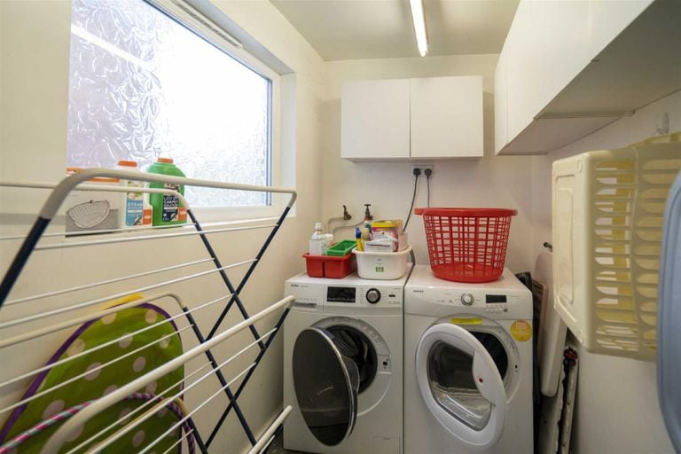 The property has a utility room