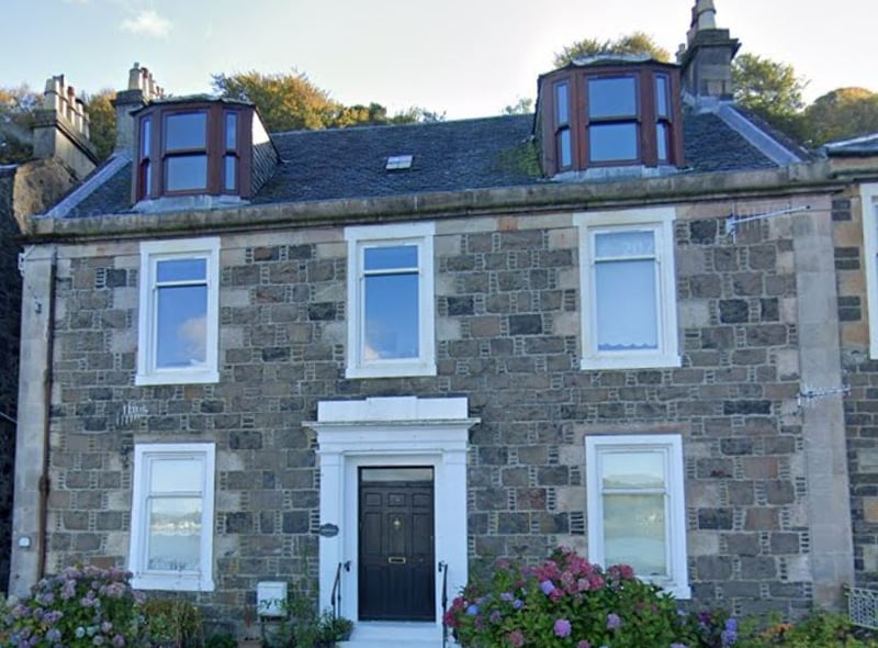 The attic flat is in a mansion-style fronted house in Rothesay, Isle of Bute, Argyll and Bute