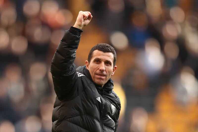 Javi Gracia celebrates his second win since being appointed manager in February.