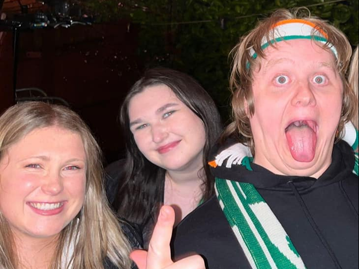 West End resident Lewis Capaldi is a regular on Ashton Lane, spending St Patrick’s Day this year at Jinty McGuinty’s pub.