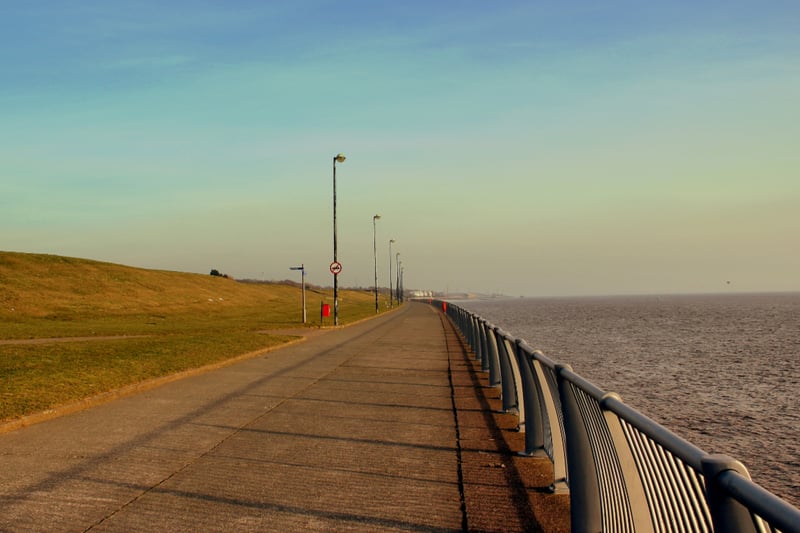 Enjoy the remarkable views of Wirral from across the River Mersey as you walk your dog or ride your bike.