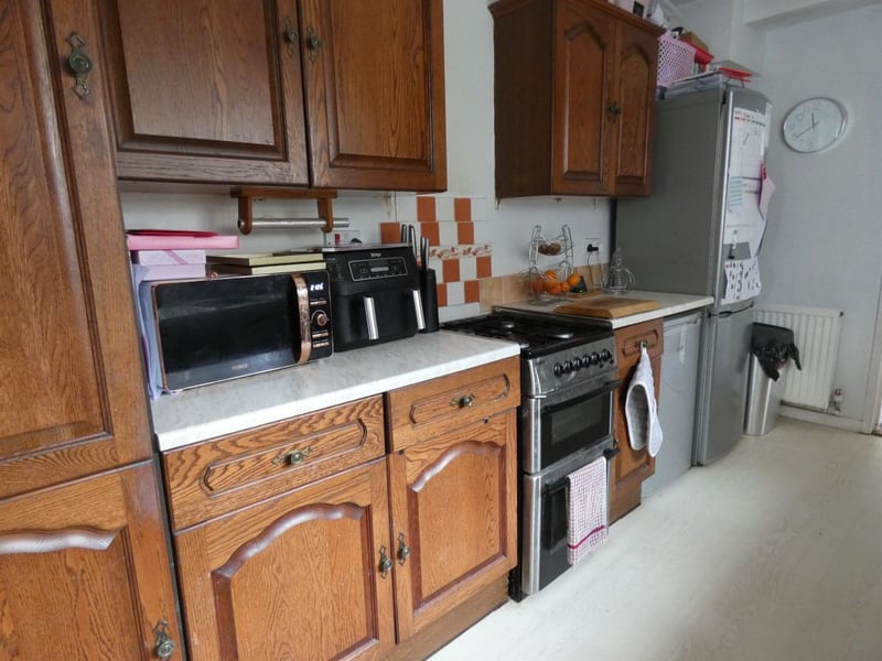 Ample storage space in the kitchen