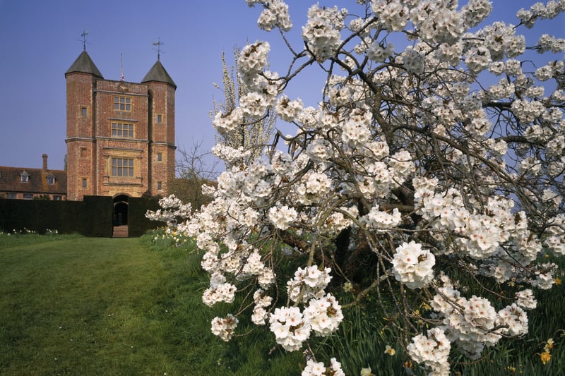 There are thousands of blossom trees in Sissinghurst Castle Garden, one of the most famous gardens across the whole of England. There are more than 1,100 fruit and blossom trees in the main orchard near the entrance, so you’ll be greeted by a gorgeous sea of blooms the moment you arrive. There’s also a second orchard with many fruit trees. Depending on the timing of your visit, you’ll notice the apple blossom turns from pink to white as summer gets closer.  Photo by National Trust Images/David Sellman.