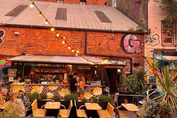 The Botanical Garden is a quirky outdoor bar, serving up local beers and gin, It is only open during the warmer months but popular with locals. It is decorated with spray paint and fairy lights, perfect for some evening pictures.