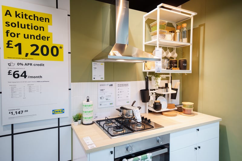 The new store specialises in kitchens and you can browse several ranges to see what they will look like in your own home