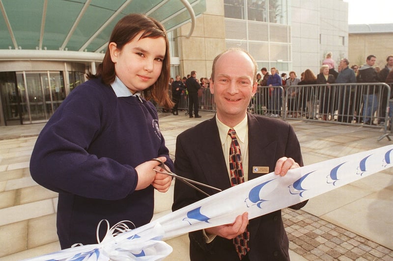 The shopping centre was opened by nine-year-old schoolgirl Charlotte Bennett