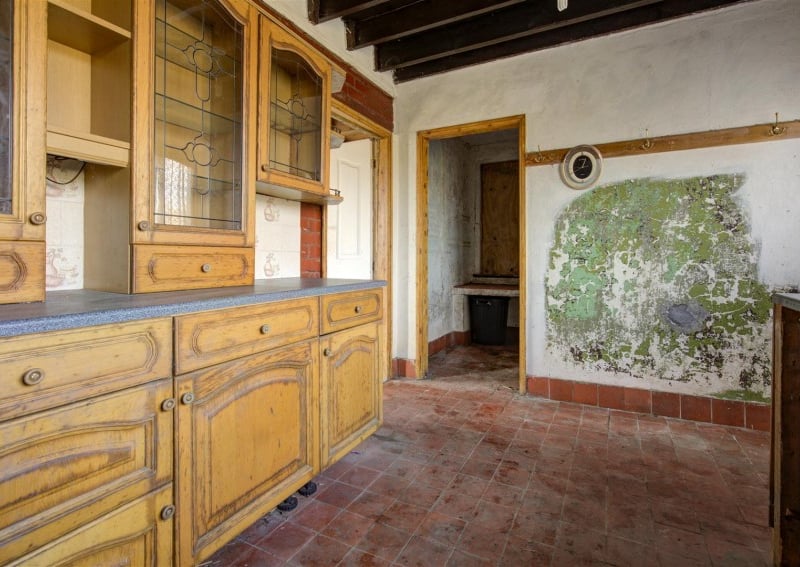Another angle of the kitchen area on the ground floor